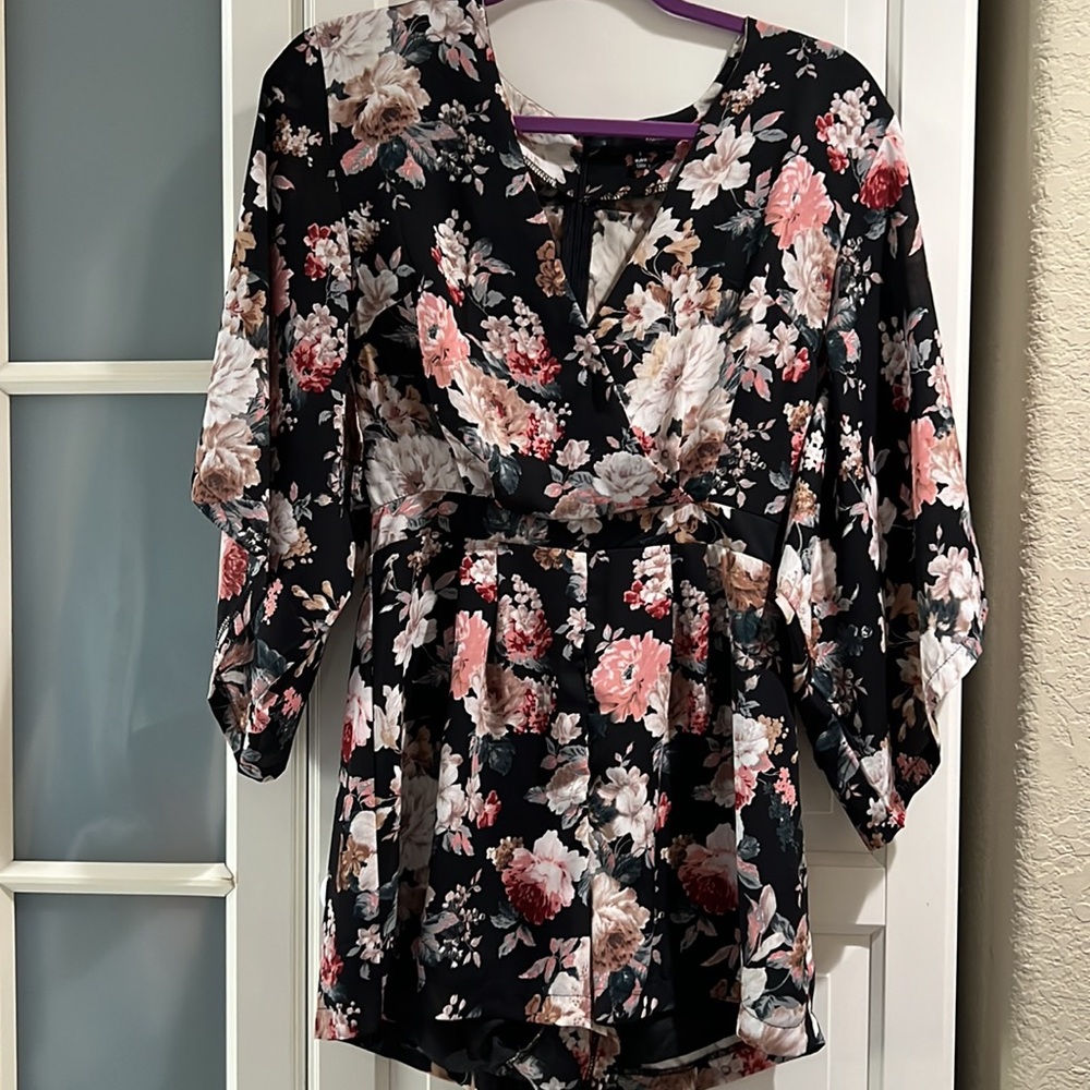 Multicolor Floral Romper